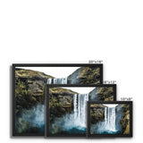 Skogafoss Waterfall Framed Canvas