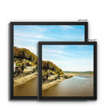 Dylan Thomas Boat House Framed Canvas
