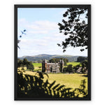 Newton House Framed Canvas