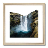 Skogafoss Waterfall Framed & Mounted Print