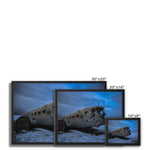 Solheimasandur Plane Wreck Framed Canvas