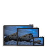 Solheimasandur Plane Wreck Framed Canvas