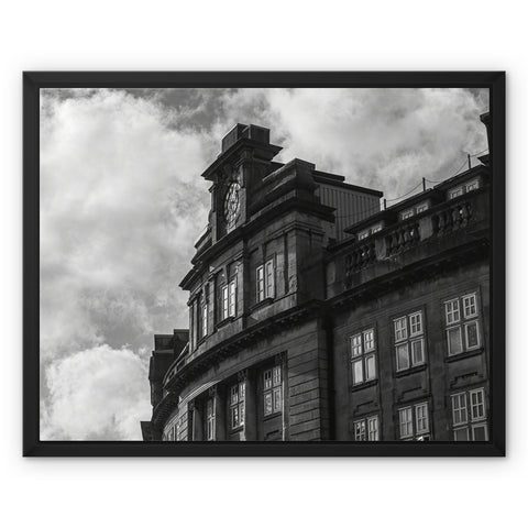 Customs House Framed Canvas