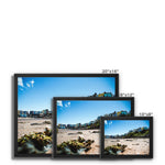 Tenby sands Framed Canvas
