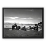 Shipwreck Framed Canvas