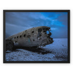 Solheimasandur Plane Wreck Framed Canvas