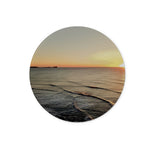 Rhossili at Sunset Glass Chopping Board