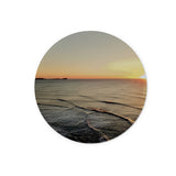 Rhossili at Sunset Glass Chopping Board