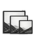 The Valley Framed Canvas
