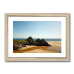 Three Cliffs Framed & Mounted Print