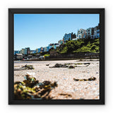 Tenby sands Framed Canvas