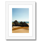 Three Cliffs Framed & Mounted Print