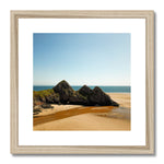 Three Cliffs Framed & Mounted Print