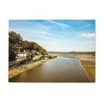 Dylan Thomas Boat House Glass Chopping Board