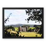 Newton House Framed Canvas