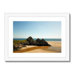 Three Cliffs Framed & Mounted Print