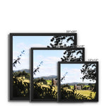 Newton House Framed Canvas