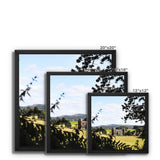 Newton House Framed Canvas