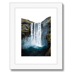Skogafoss Waterfall Framed & Mounted Print