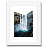 Skogafoss Waterfall Framed & Mounted Print