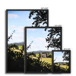 Newton House Framed Canvas