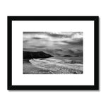 Rhossili in storm Framed & Mounted Print