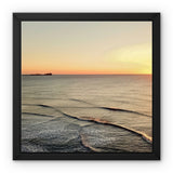 Rhossili at Sunset Framed Canvas