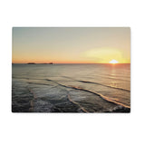 Rhossili at Sunset Glass Chopping Board