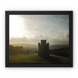 Paxton's Tower Framed Canvas