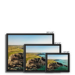 Turquoise Waters Framed Canvas