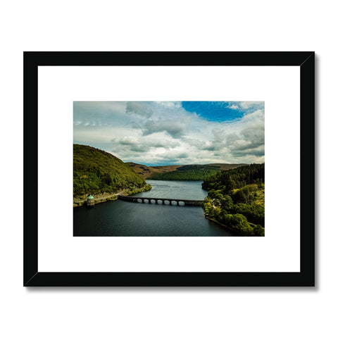 Caban Coch Reservoir Framed & Mounted Print