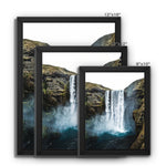 Skogafoss Waterfall Framed Canvas