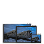 Solheimasandur Plane Wreck Framed Canvas