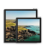 Turquoise Waters Framed Canvas