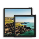 Turquoise Waters Framed Canvas