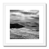 Rhossili in storm Framed & Mounted Print
