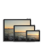 Rhossili at Sunset Framed Canvas