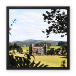 Newton House Framed Canvas