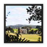 Newton House Framed Canvas