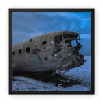 Solheimasandur Plane Wreck Framed Canvas