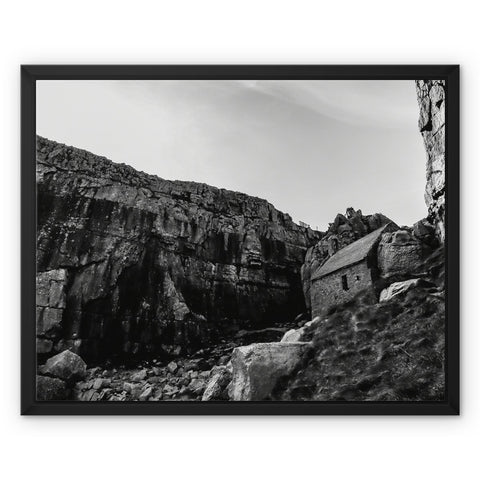 St Govan's Chapel Framed Canvas