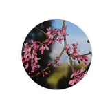 Pink Cercis Glass Chopping Board