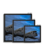 Solheimasandur Plane Wreck Framed Canvas