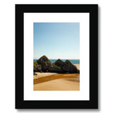 Three Cliffs Framed & Mounted Print