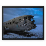 Solheimasandur Plane Wreck Framed Canvas