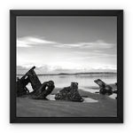 Shipwreck Framed Canvas