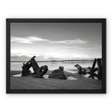 Shipwreck Framed Canvas