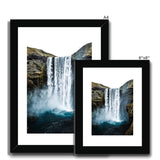 Skogafoss Waterfall Framed & Mounted Print
