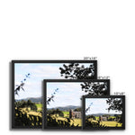 Newton House Framed Canvas