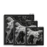 Horns Framed Canvas